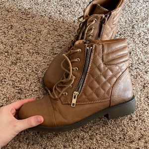 Lace up boots. Size 7.5